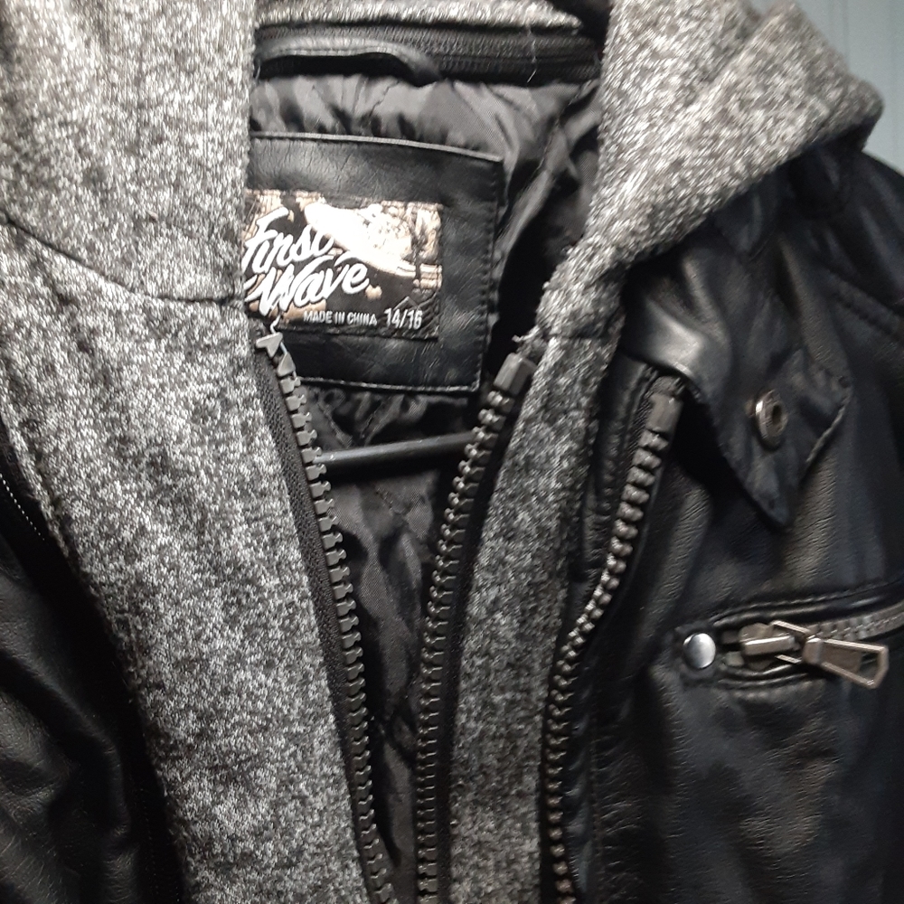 Girls double lining jacket - Picture 3 of 5